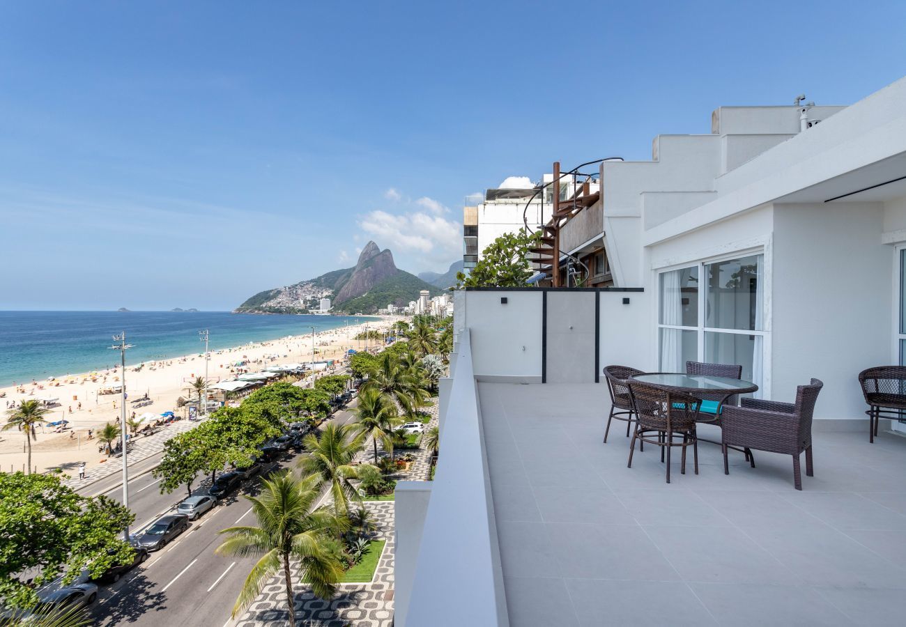 Apartamento em Rio de Janeiro - Cobertura com vista para o mar, em frente à praia | VSC1