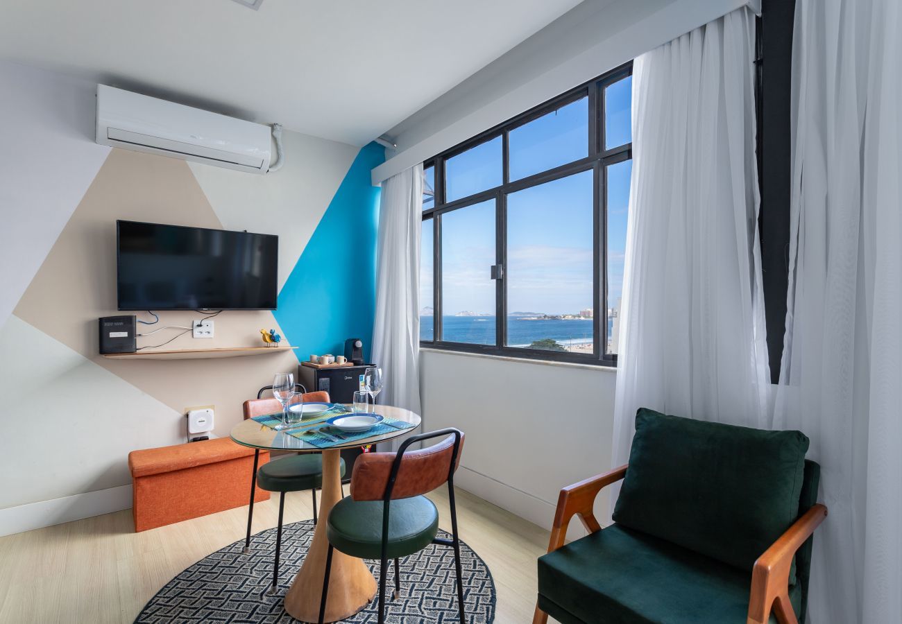 Apartamento em Rio de Janeiro - Vista da praia de Copacabana | NSC1006