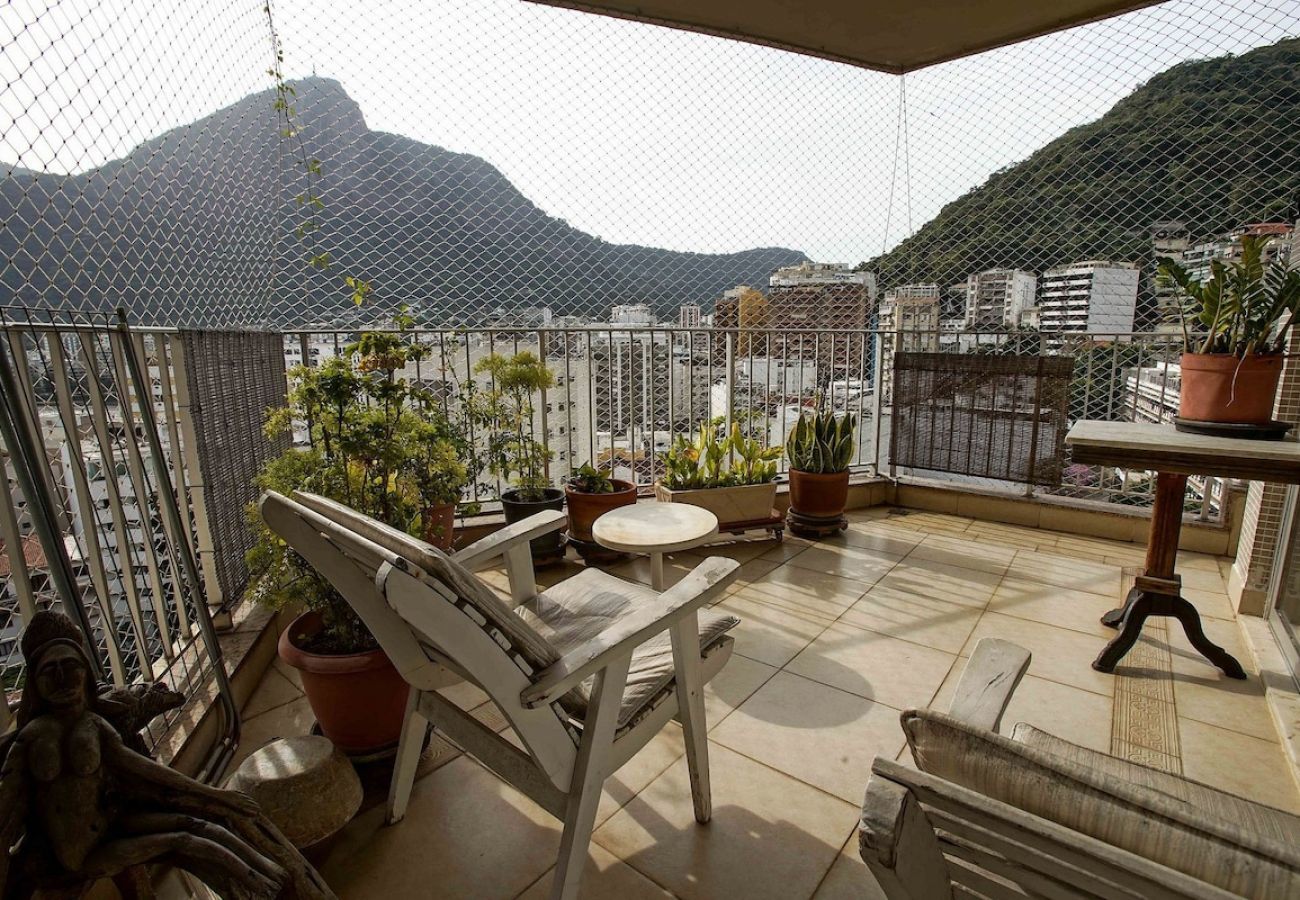 Apartamento em Rio de Janeiro - GOD802| Apto na Lagoa vista para o Cristo Redentor