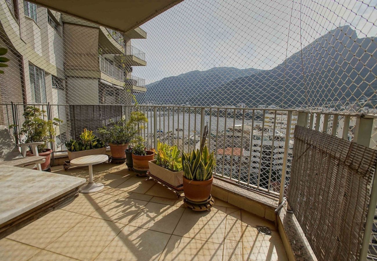 Apartamento em Rio de Janeiro - GOD802| Apto na Lagoa vista para o Cristo Redentor