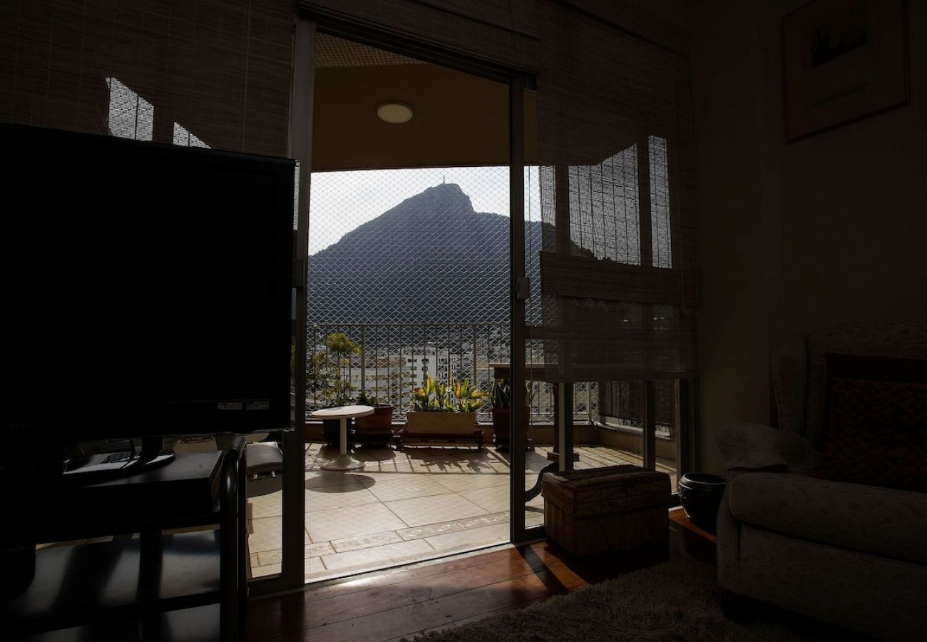 Apartamento em Rio de Janeiro - GOD802| Apto na Lagoa vista para o Cristo Redentor