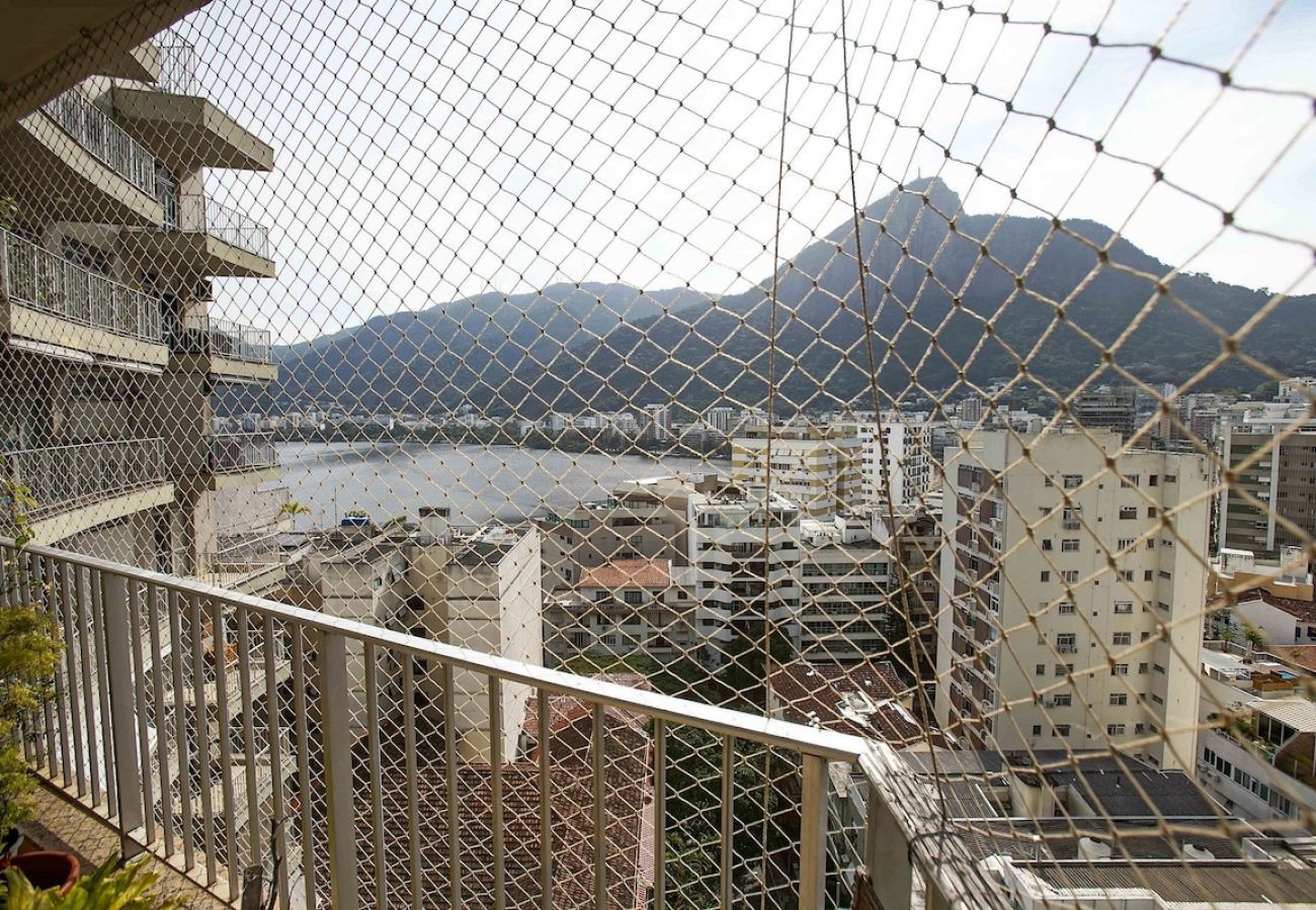 Apartamento em Rio de Janeiro - GOD802| Apto na Lagoa vista para o Cristo Redentor