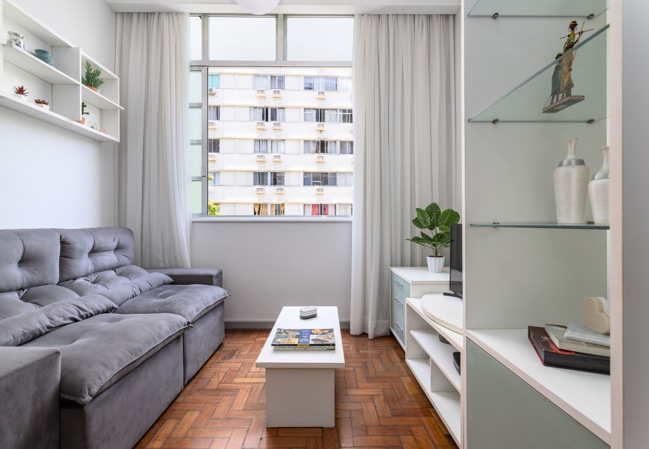 Apartamento em Rio de Janeiro - Agradável em Copa | Ideal para amigos | SC602