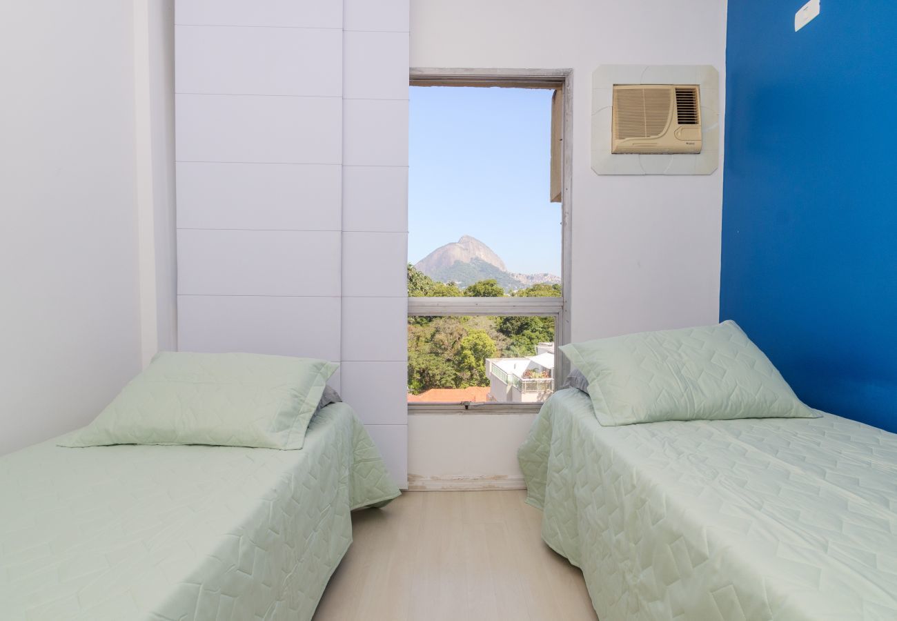 Apartamento em Rio de Janeiro - JB803 | 3 quartos com vista, 5 min da Lagoa