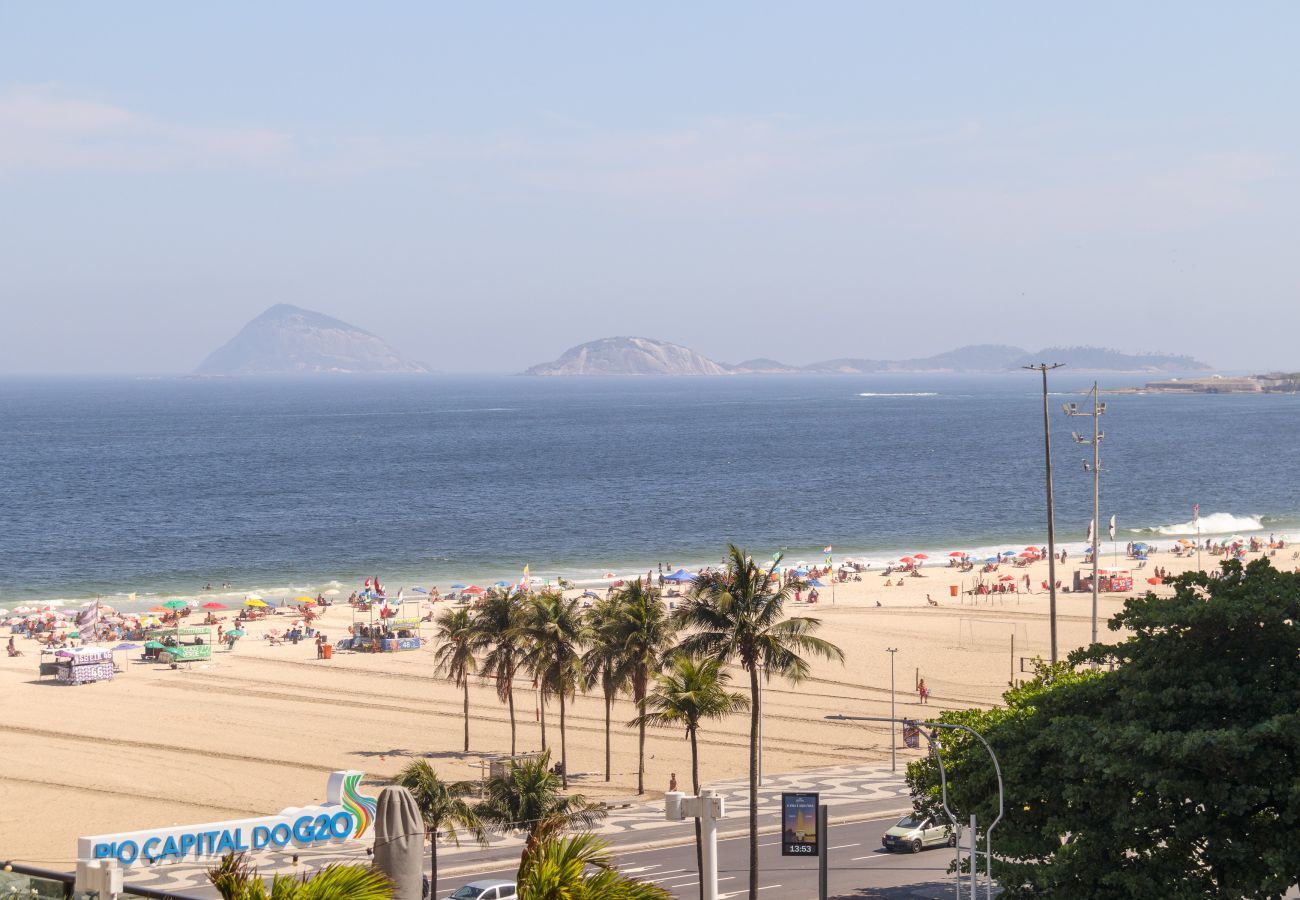 Apartamento em Rio de Janeiro - Sam707 | 2 qtos com vista para Praia de Copacabana