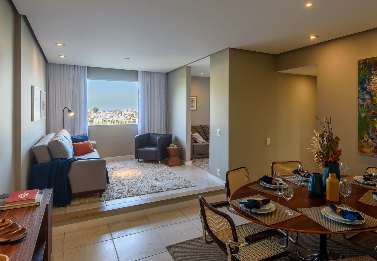 Apartamento em Rio de Janeiro - Epitácio1202| 2 qtos na Lagoa com magnífica vista 