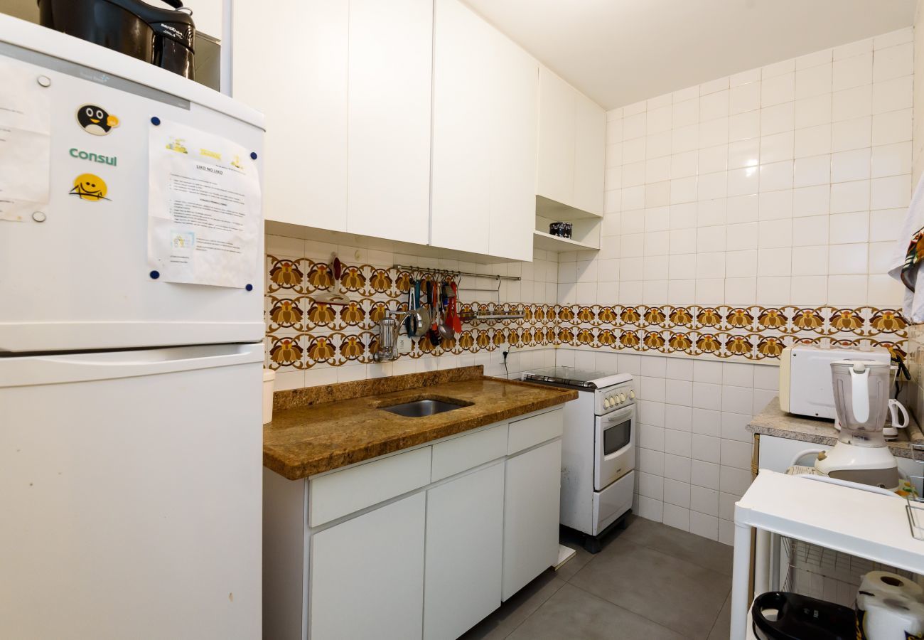 Kitchen in the apartment.