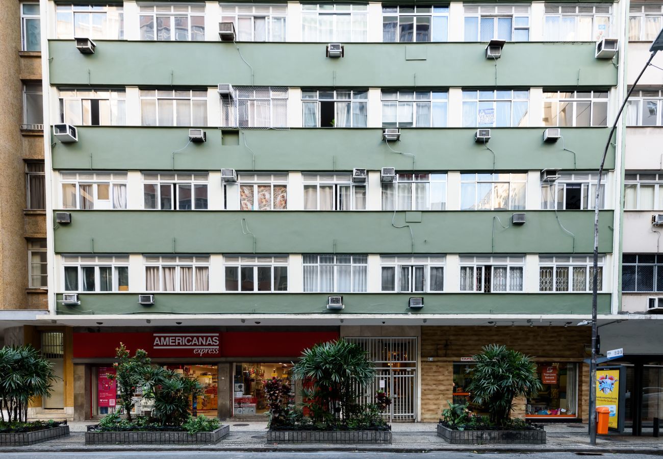 Building entrance facade.