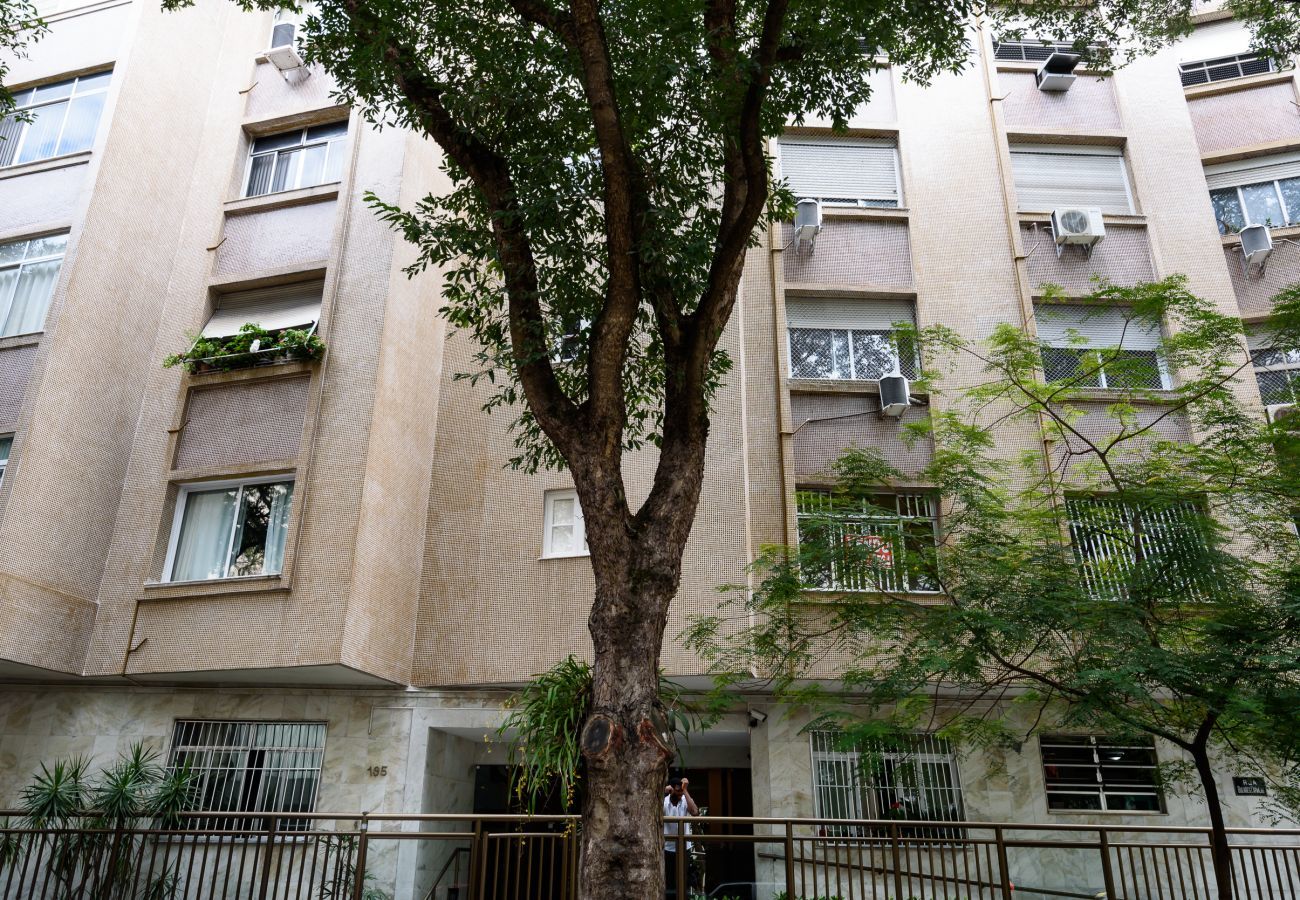 Entrance to the building