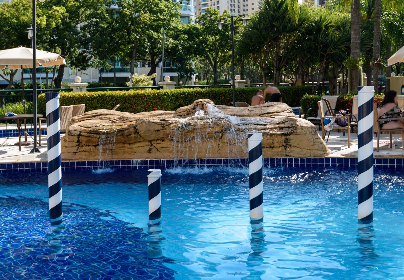 Condominium pool.