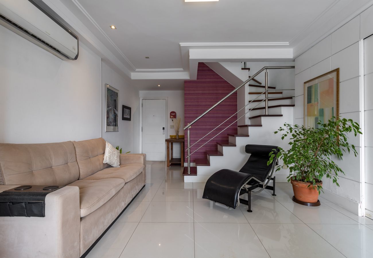 Apartment in Rio de Janeiro - Coverage in Barra da Tijuca for 6 people | LC2207