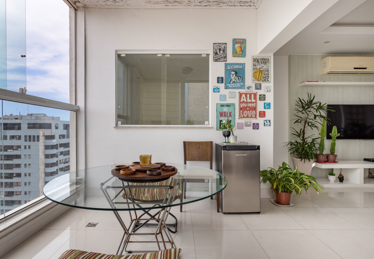 Apartment in Rio de Janeiro - Coverage in Barra da Tijuca for 6 people | LC2207