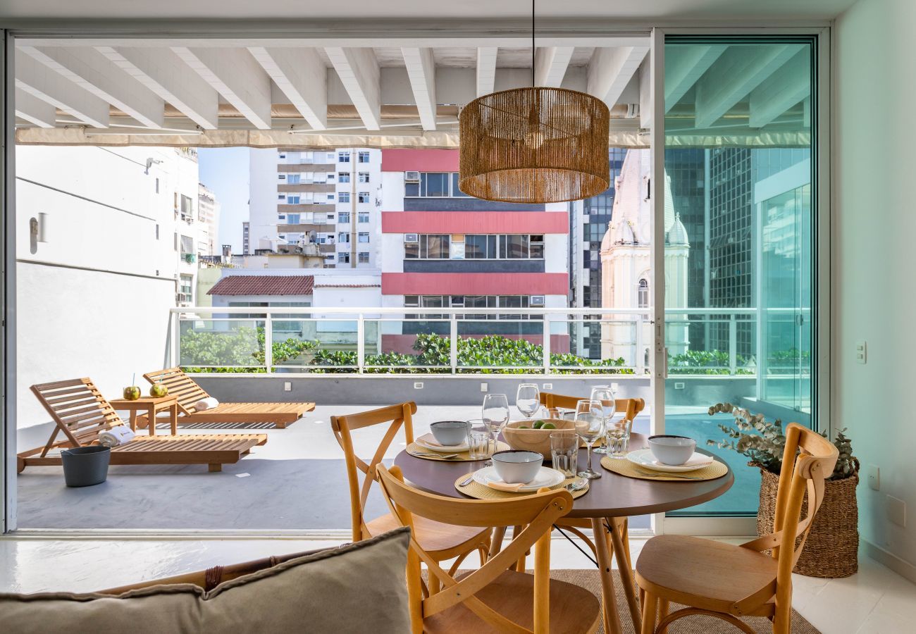 Apartment in Rio de Janeiro - 3 minutes from Ipanema beach and a view of the Christ | JAC1