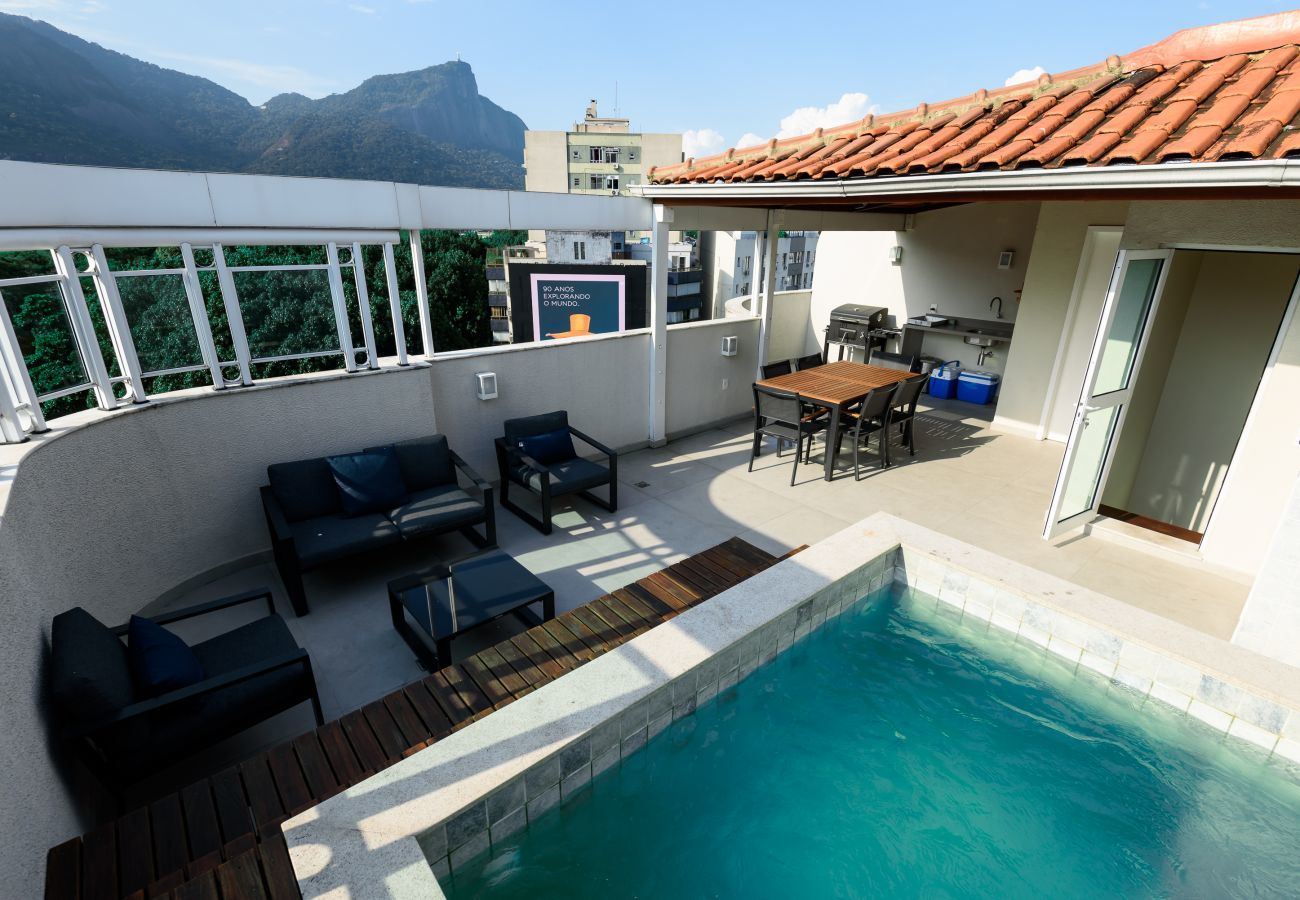 Apartment in Rio de Janeiro - Albq302 | Triplex no Leblon com piscina e vista