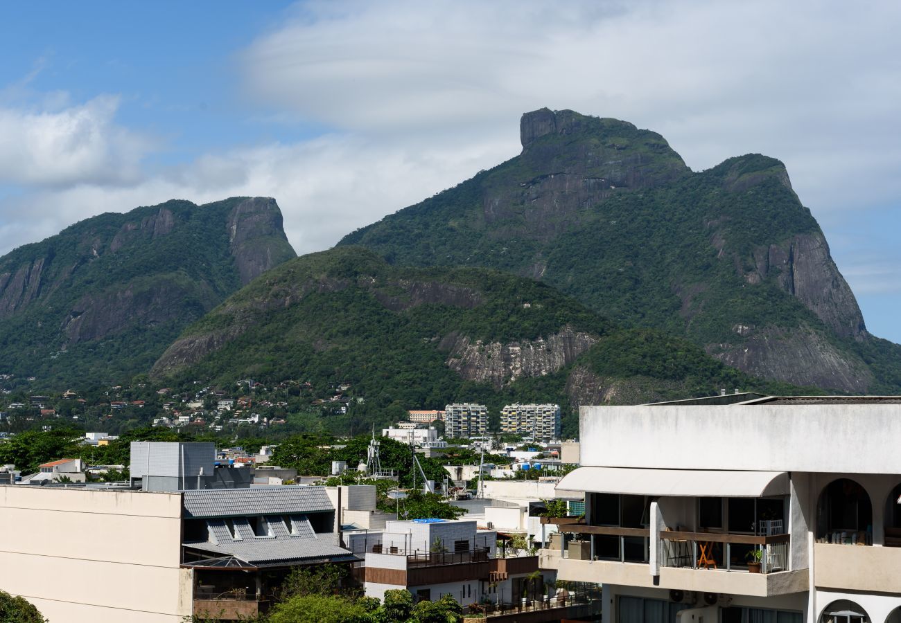 Apartment in Rio de Janeiro - Luc527 | Flat vista mar e Pedra da Gávea