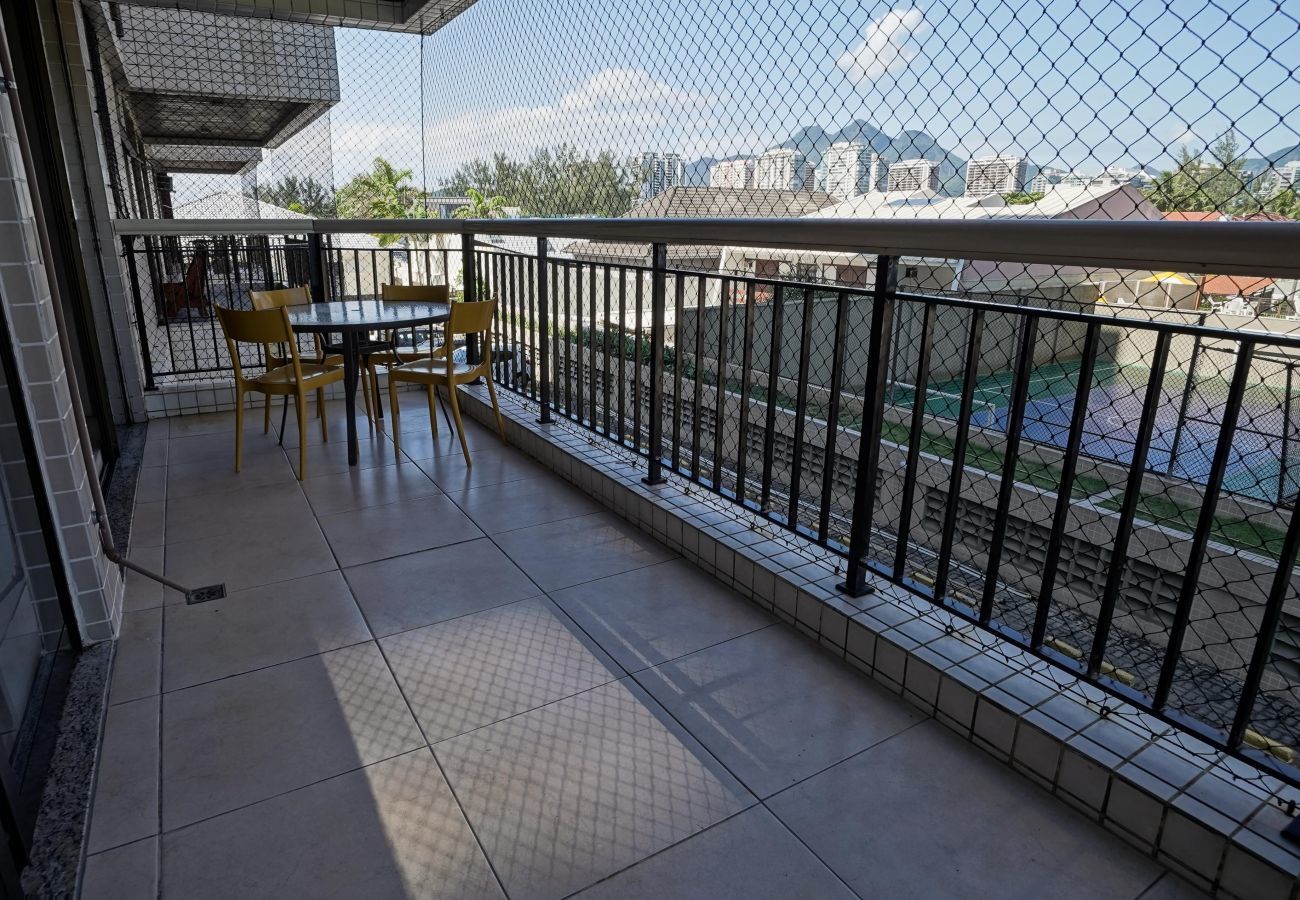 Apartamento en Rio de Janeiro - LUC113| Flat en la playa de Barra con piscina