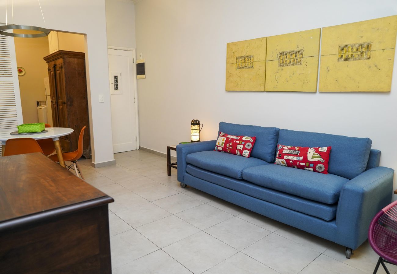 Apartamento en Rio de Janeiro - ALM104| 2 dormitorios con zona exterior en Leblon