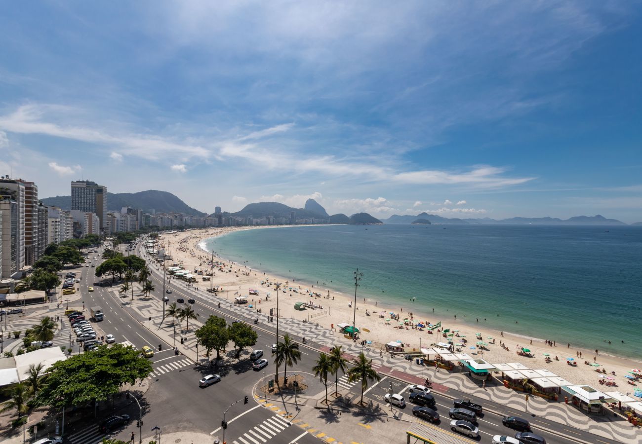 Apartamento en Rio de Janeiro - Vista de la playa de Copacabana | A1103