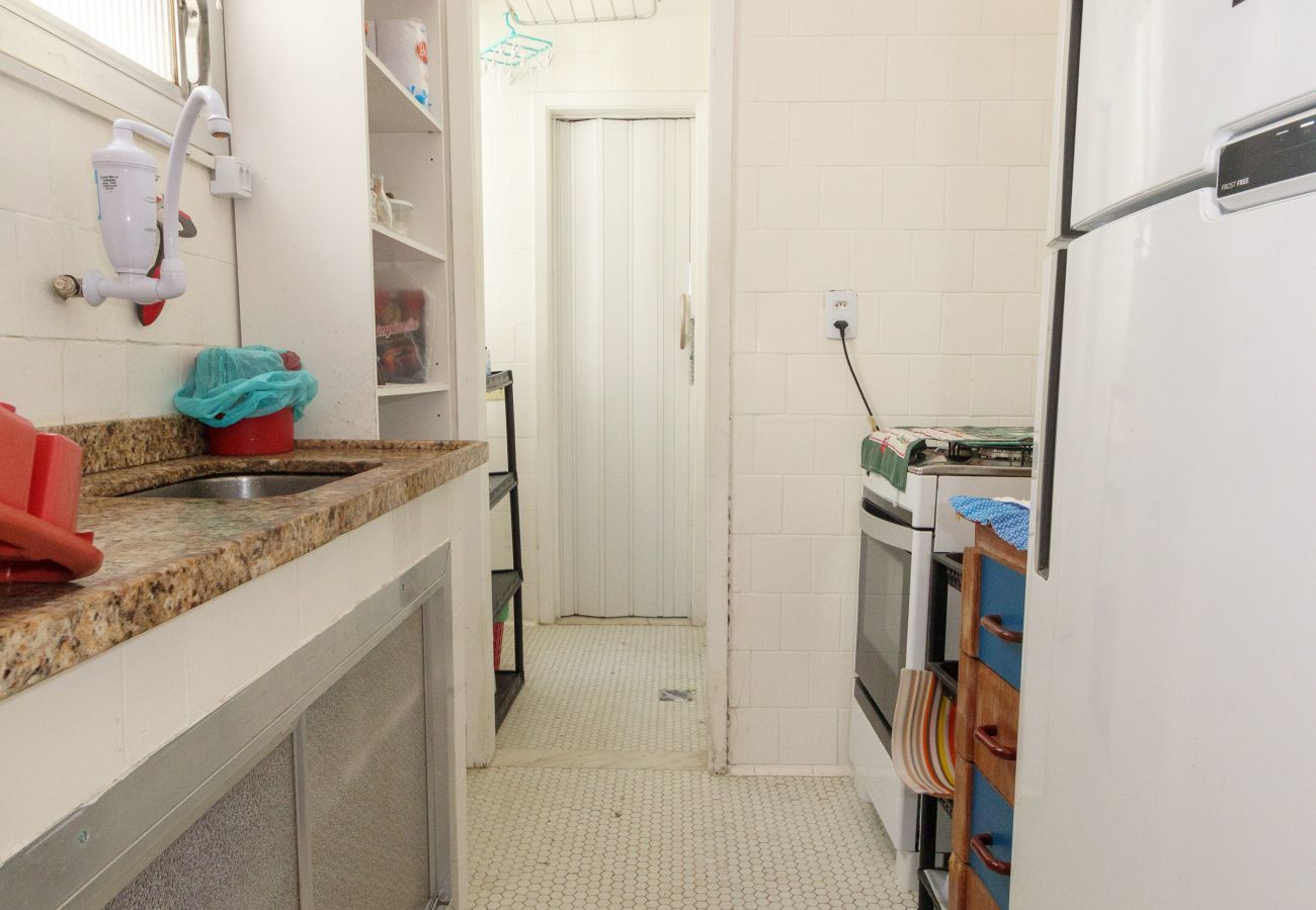 Apartamento en Rio de Janeiro - OTA308 | Dormitorio y salón cerca de Arpoador