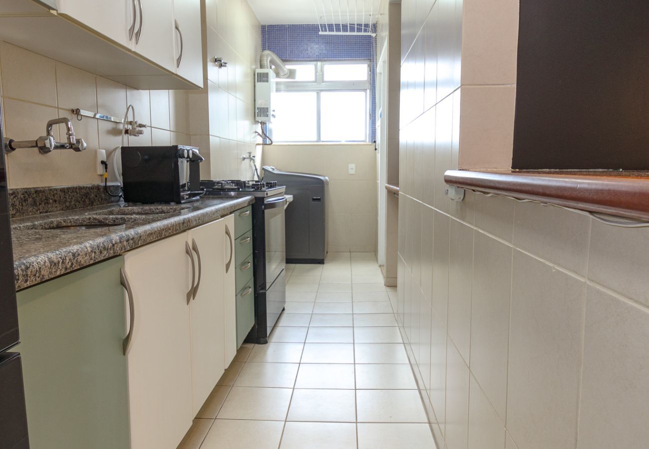 Apartamento en Rio de Janeiro - BERNA 1404 | 2 cómodas dorm con vista en Leblon