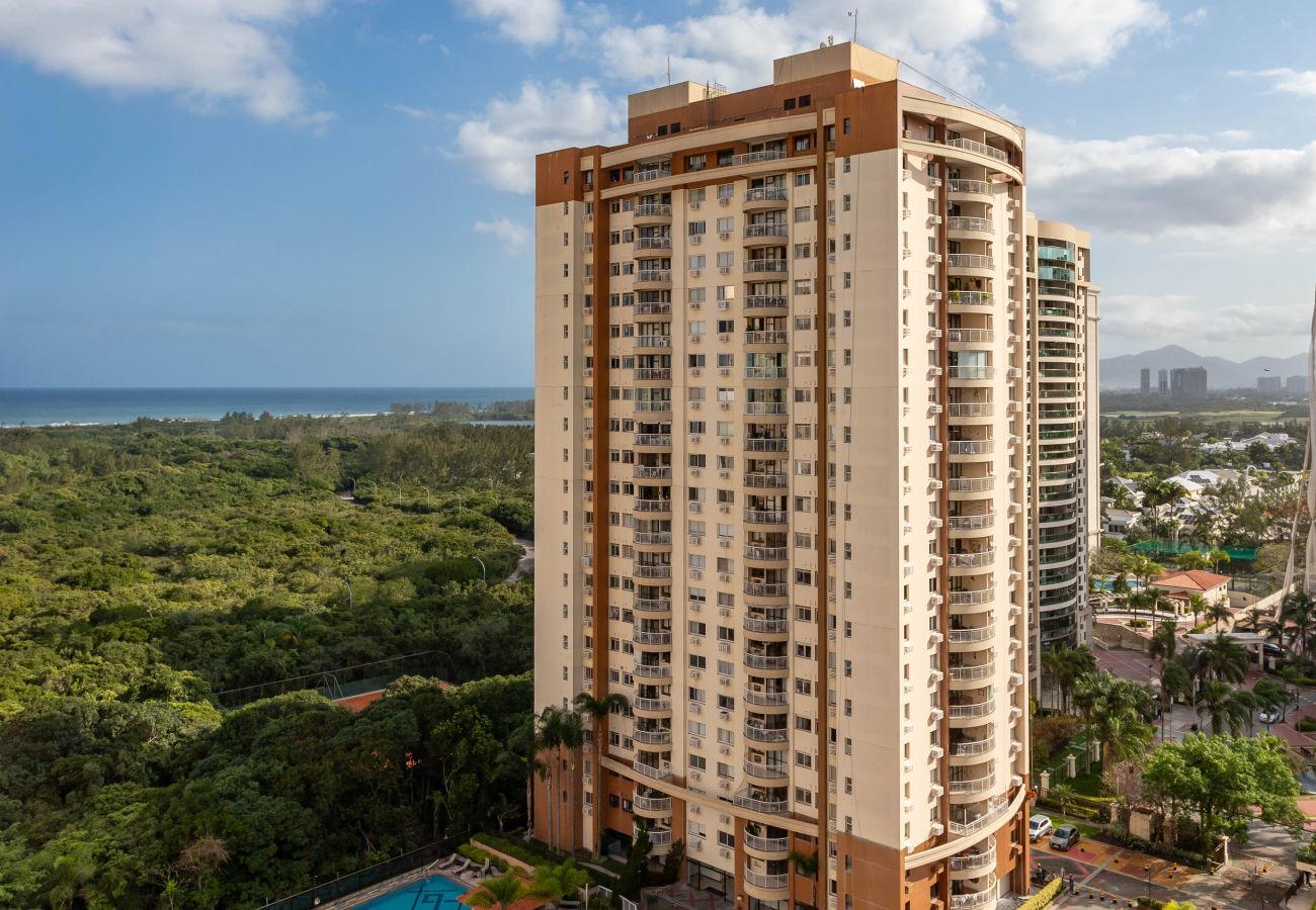 Alquiler por habitaciones en Rio de Janeiro - Piso en Barra da Tijuca, con piscina y gimnasio | BP 1408.4